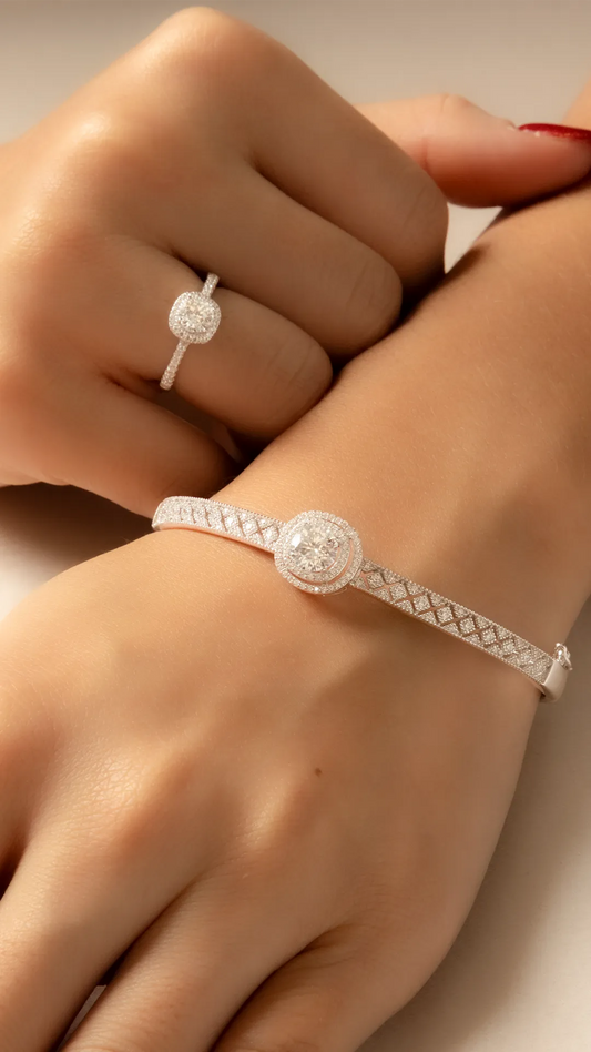 Pulsera Halo MT Plata ley 925
