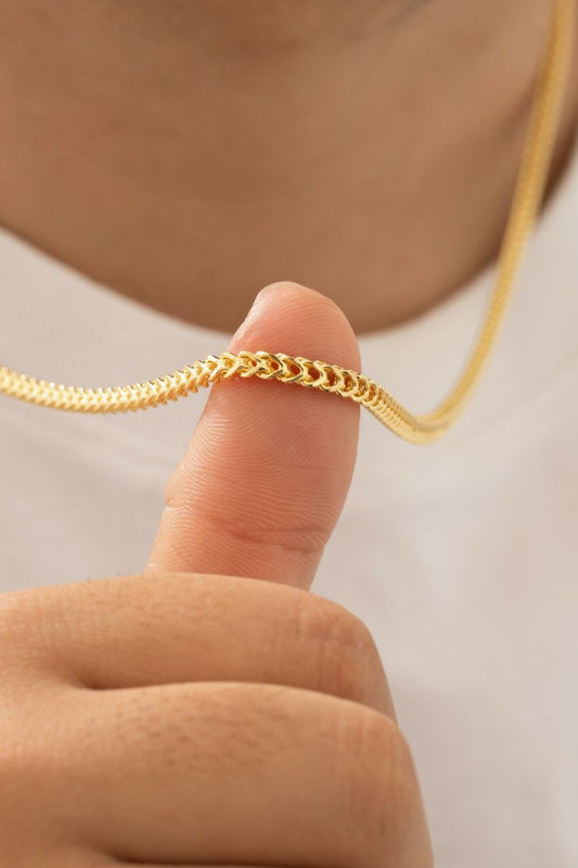 Cadena Franco 65cms Oro laminado