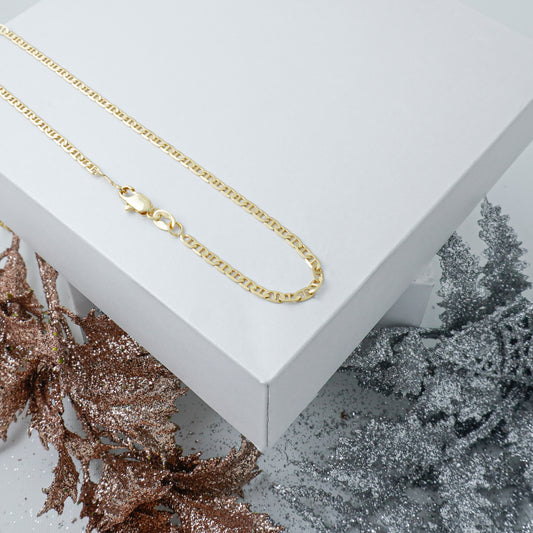 Cadena Escalera 45cms Oro laminado