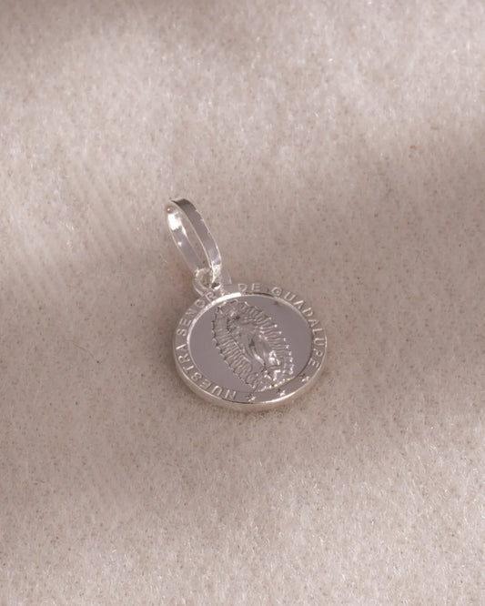 Dije Virgen de Guadalupe 1.2cm Plata ley 925