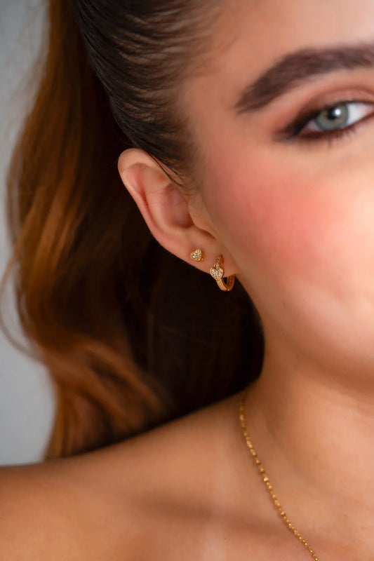 Arete Love Whisper Oro laminado