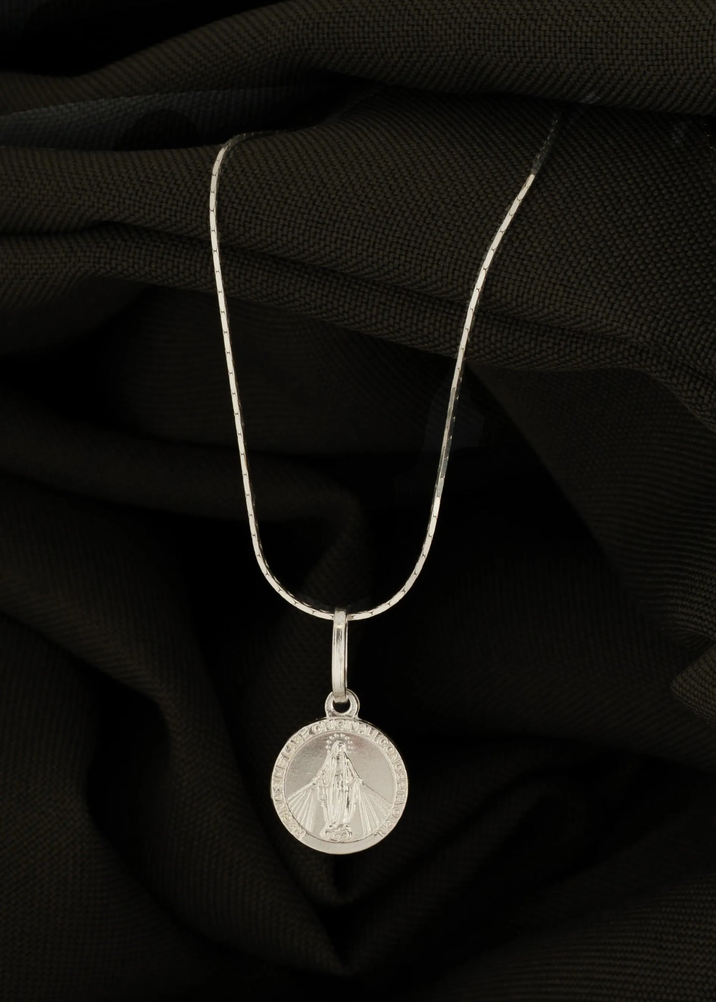 Dije Milagrosa 1.2 cm Plata ley 925