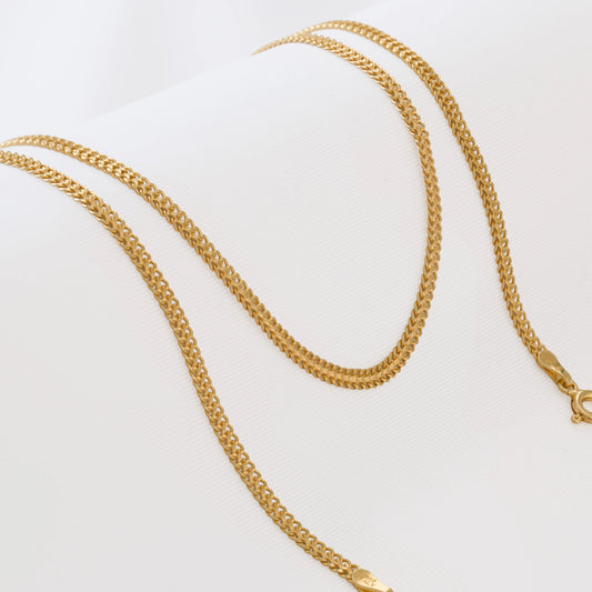 Cadena Arrow IT 2.6mm 65cms Oro laminado