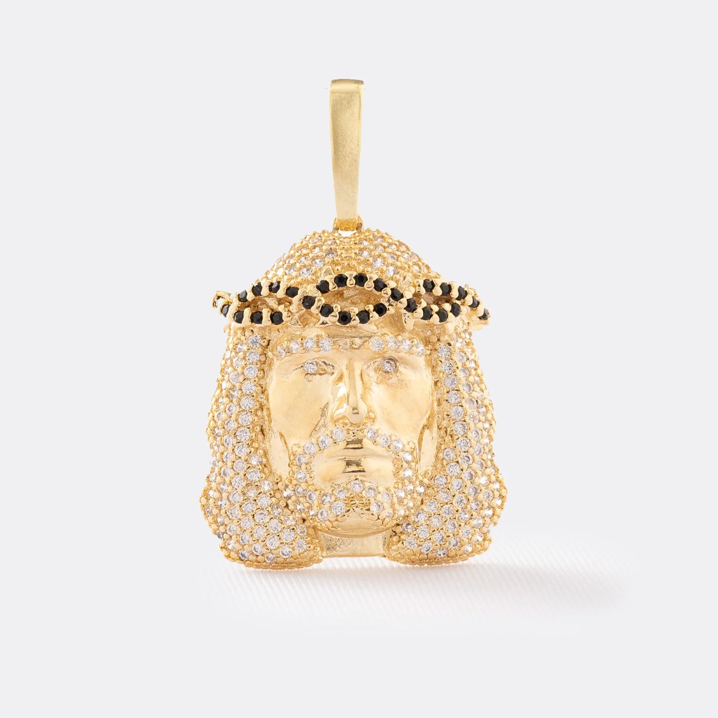 Dije Rostro Swarovski Oro laminado