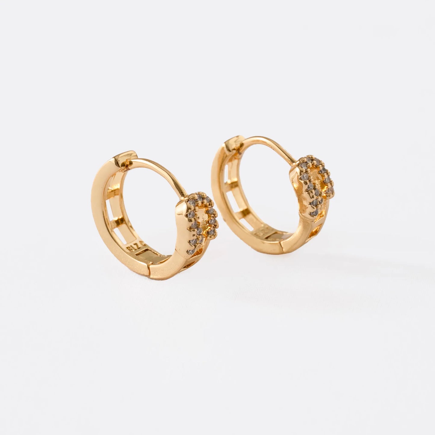 Arete Candonga Clip Oro laminado