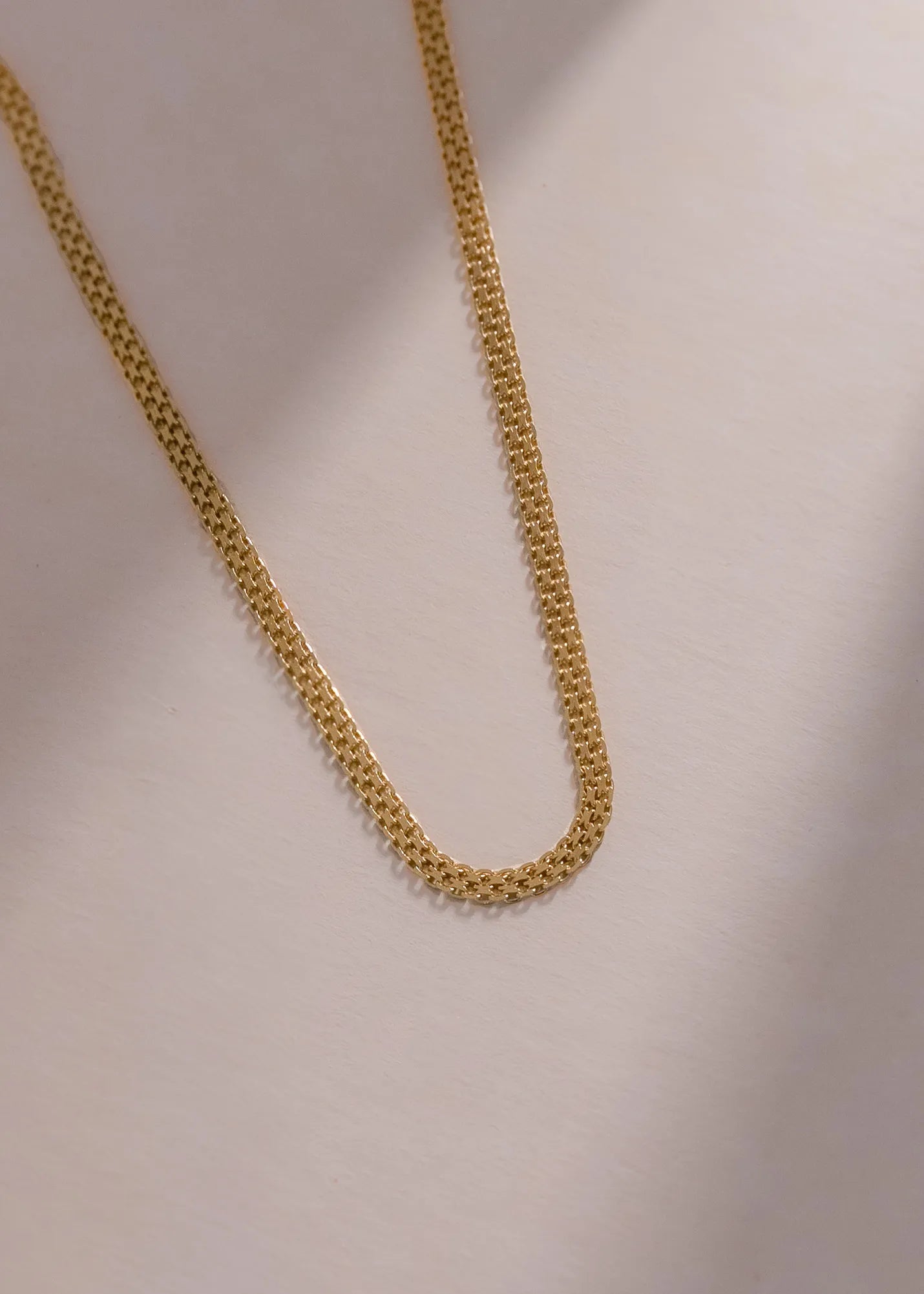 Cadena China IT 3mm 65cms Oro laminado