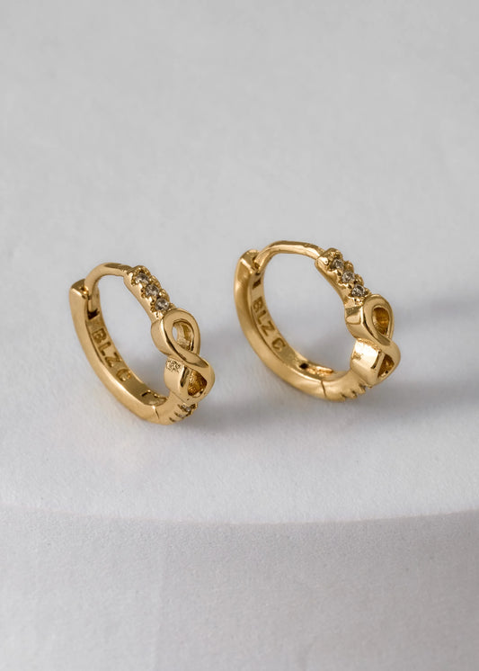 Arete Infinito Mini Oro laminado