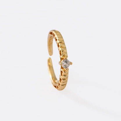 Anillo Sparkle Ajustable Oro laminado