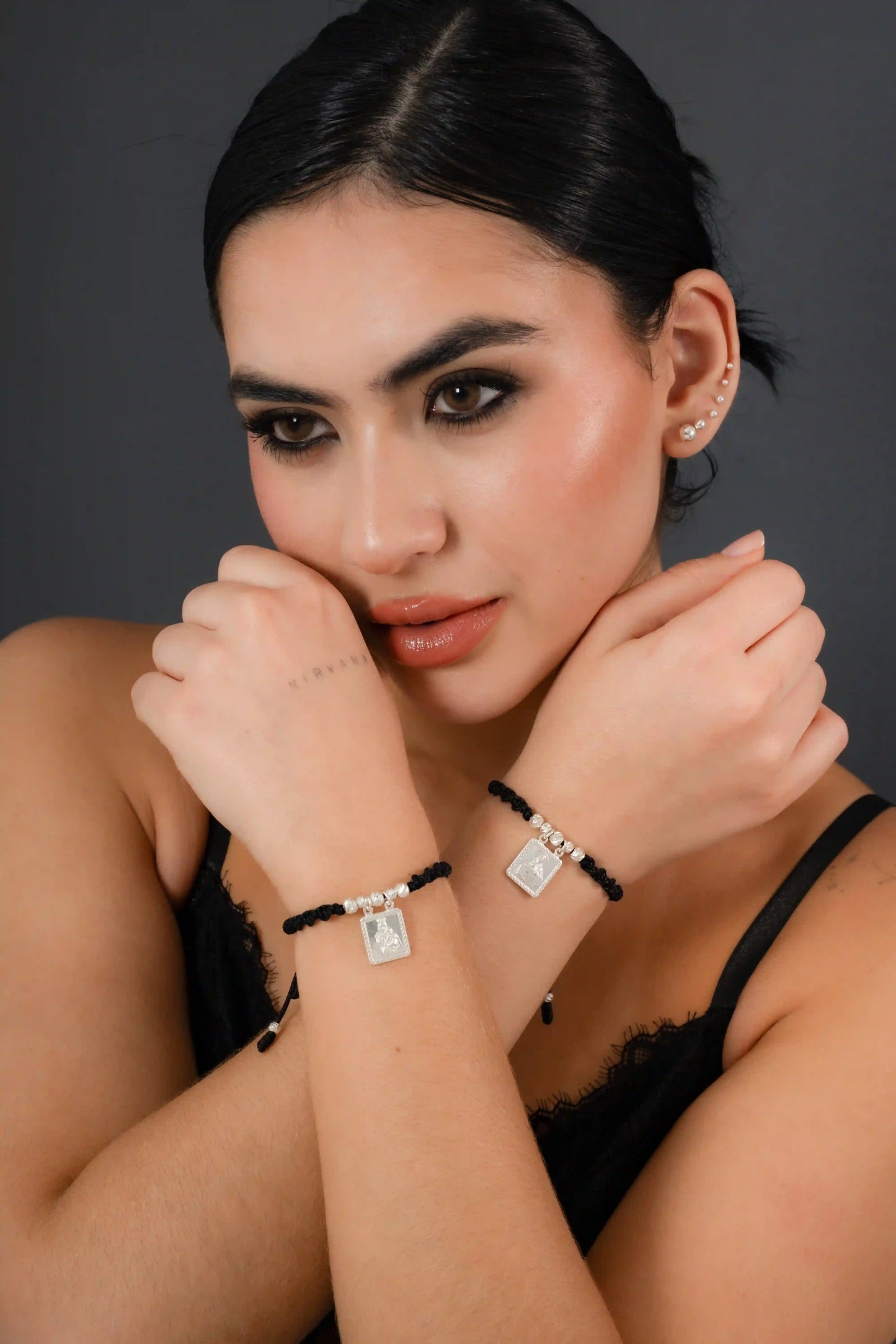 Dije Escapulario- Virgen del Carmen 1.4cm Plata ley 925