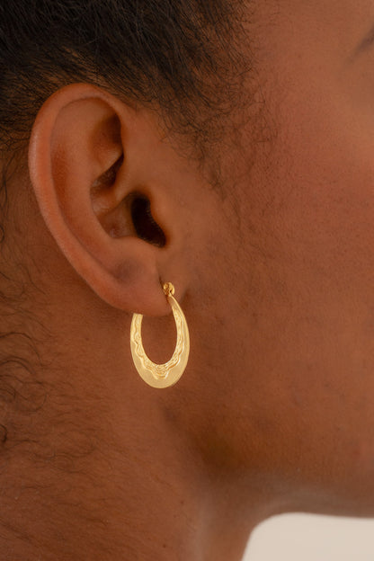 Arete Candonga Vintage Oro laminado