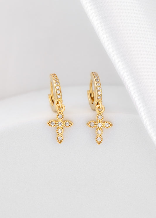 Arete Crosses Oro laminado