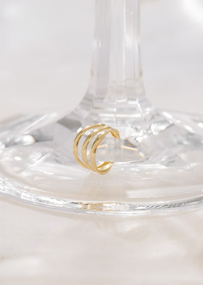 Arete Ear Pretty Oro laminado