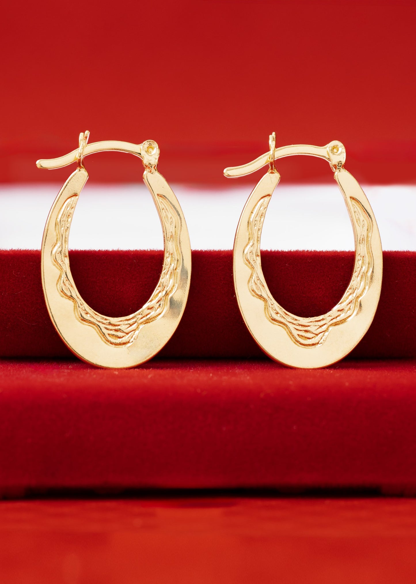 Arete Candonga Vintage Oro laminado
