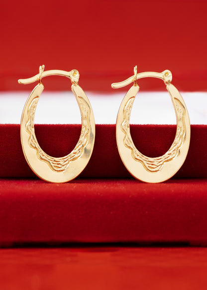 Arete Candonga Vintage Oro laminado