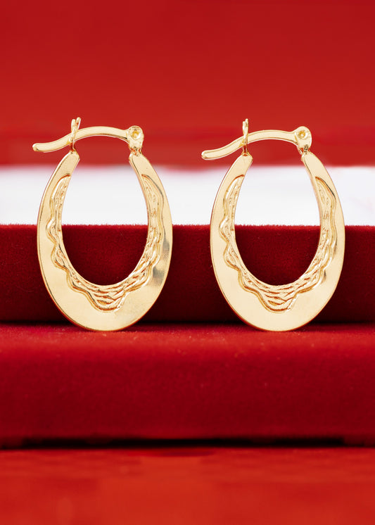 Arete Candonga Vintage Oro laminado