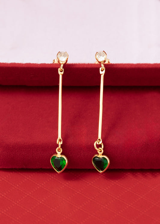 Arete L Love Oro laminado