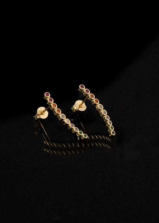 Arete Feelings Oro laminado