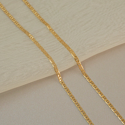 Cadena Escalera 45cms Oro laminado