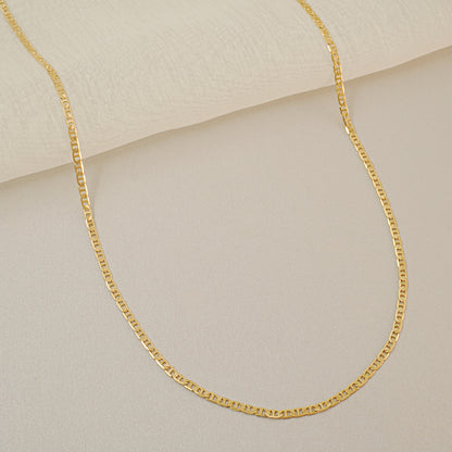 Cadena Escalera 45cms Oro laminado