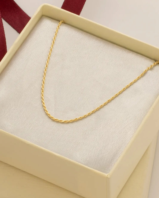 Cadena Lazito IT 1.3mm 65cm Oro laminado