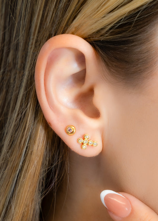 Arete Majestic G Oro laminado