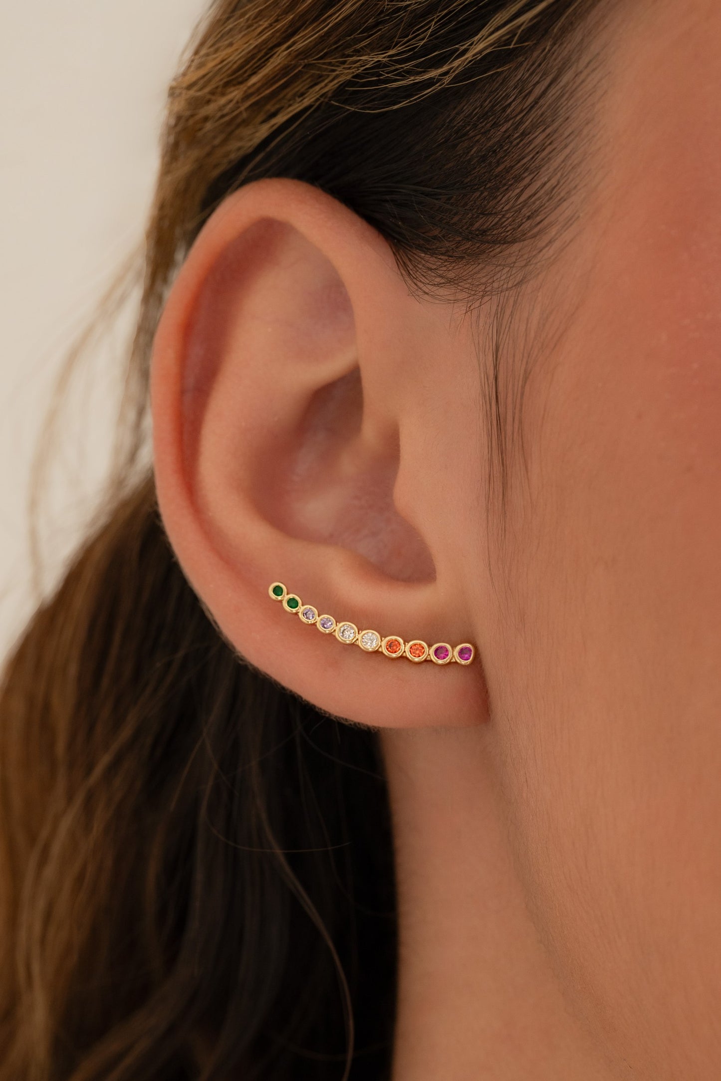 Arete Feelings Oro laminado