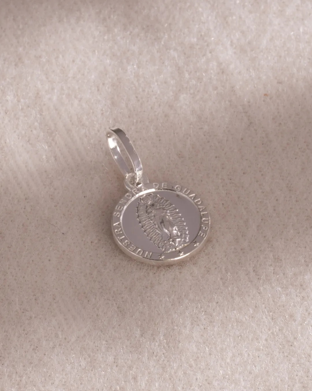 Dije Virgen de Guadalupe 1.2cm Plata ley 925