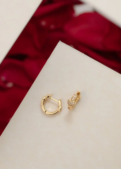 Arete Love Whisper Oro laminado