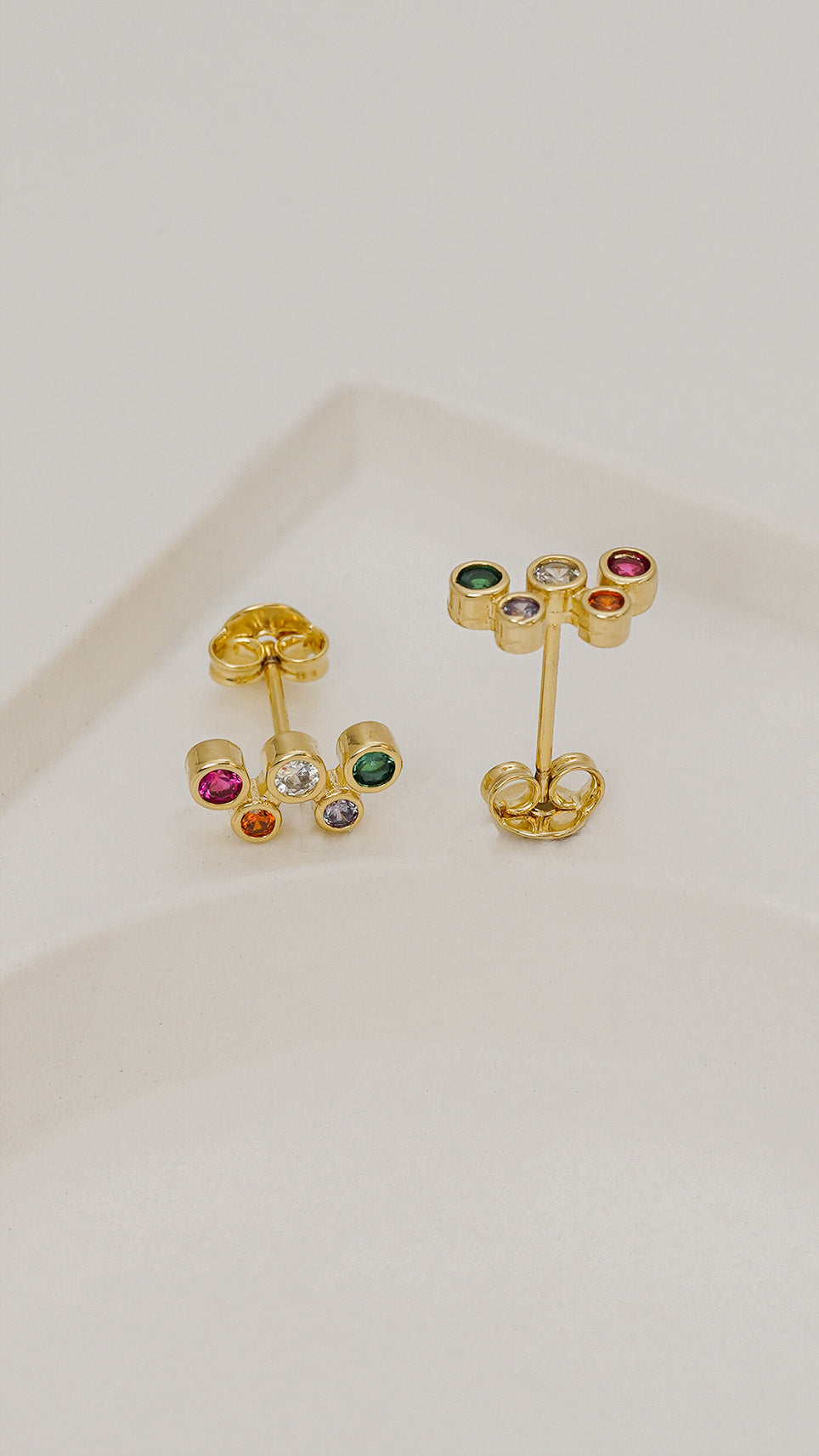 Arete Happiness Oro laminado