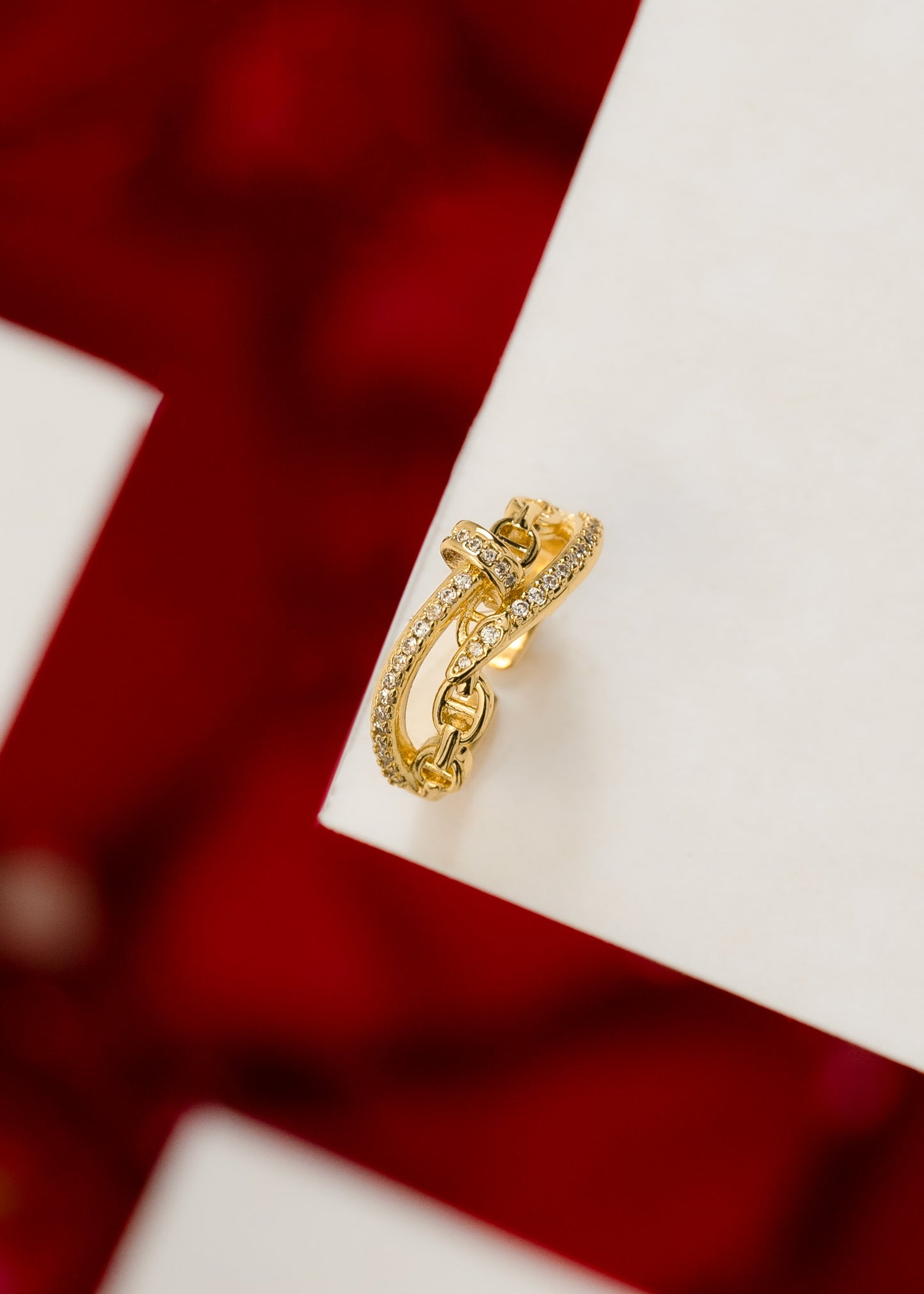 Anillo CT Clou G Ajustable Oro laminado