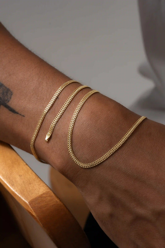 Cadena Arrow IT 2.6mm 65cms Oro laminado