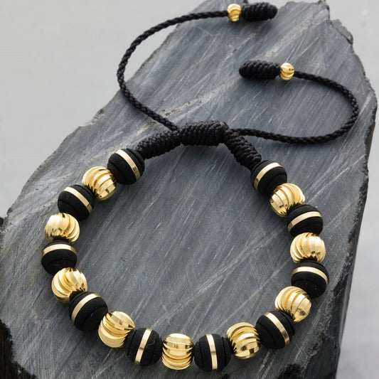 Manilla balín italiano 8mm neopreno argollado 8mm Oro laminado