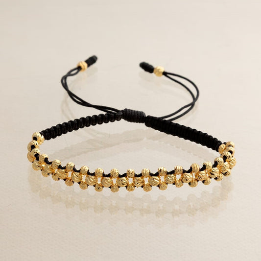 Manilla 5x1 balín italy 3 y 4mm Oro laminado