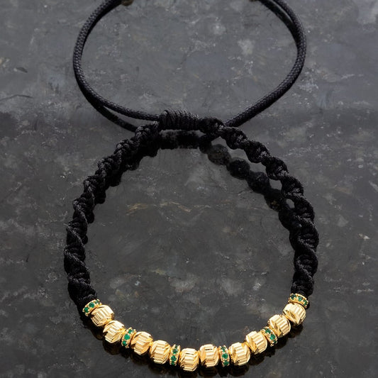 Manilla balín roma 4mm Oro laminado