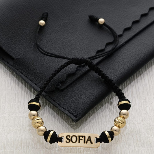 Manilla Herraje placa marcada balín liso 5mm e italy 6mm Oro laminado