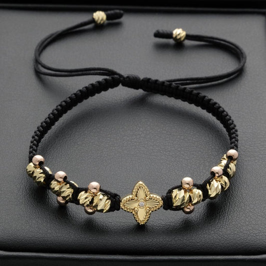 Manilla balín italy 4 y 5mm y liso 3mm herraje Lottus Oro laminado