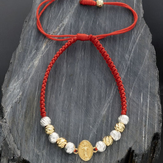 Manilla balín liso e italy 4mm herraje Divino niño Oro laminado