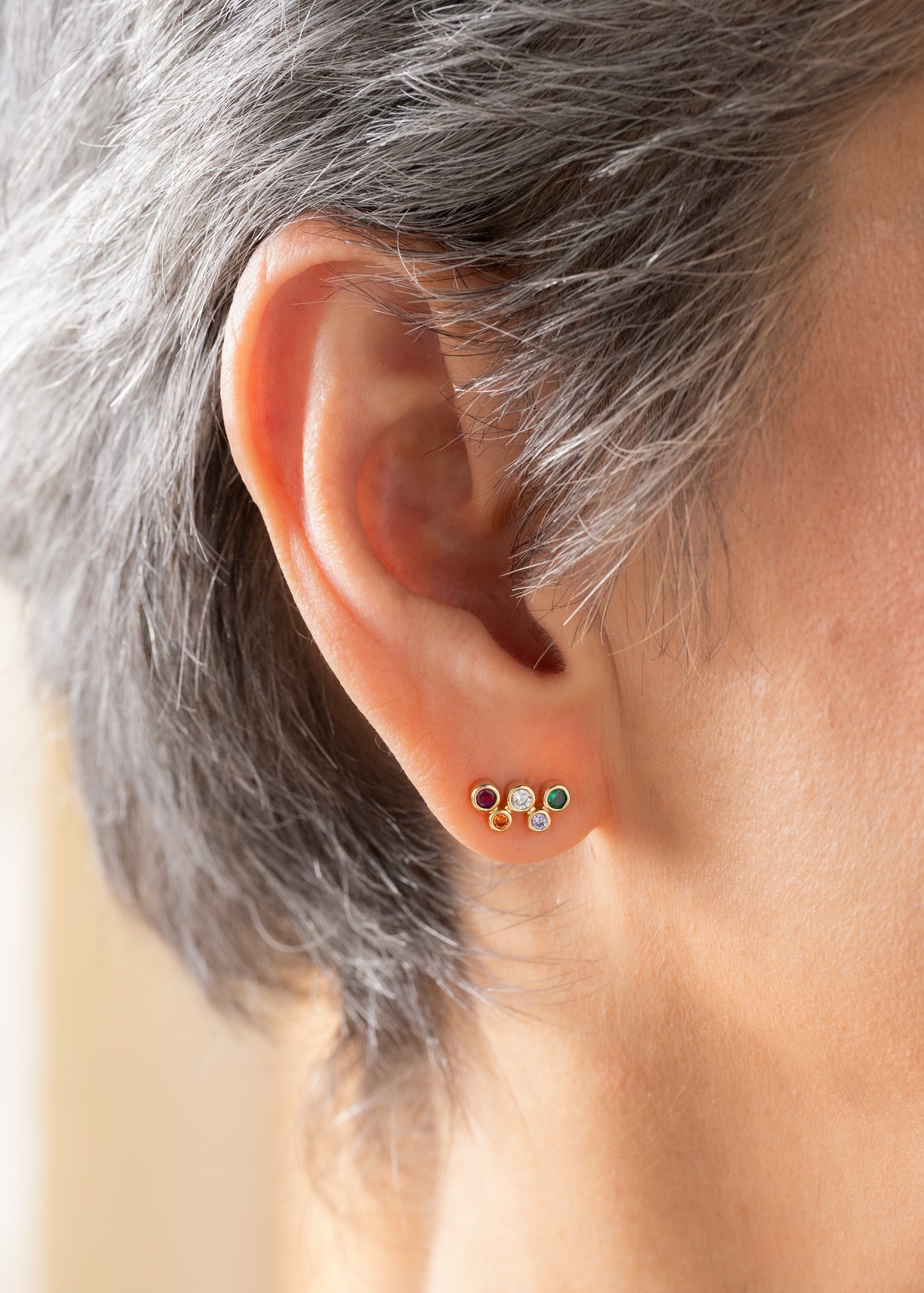 Arete Happiness Oro laminado