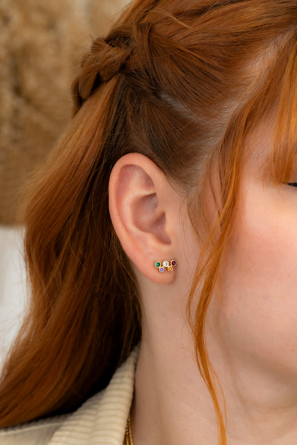 Arete Happiness Oro laminado