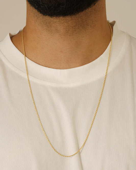 Cadena Lazito IT 1.3mm 65cm Oro laminado