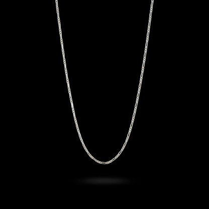 Cadena 3x1 1.4mm 45cm Plata ley 925