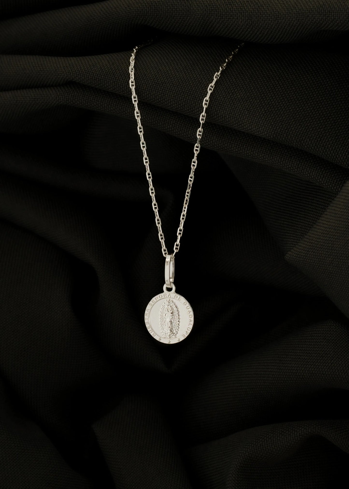Dije Virgen de Guadalupe 1.2cm Plata ley 925