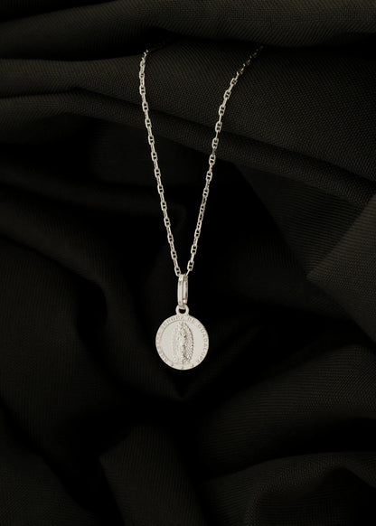 Dije Virgen de Guadalupe 1.2cm Plata ley 925