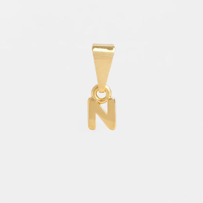 Dije Letra Oro laminado