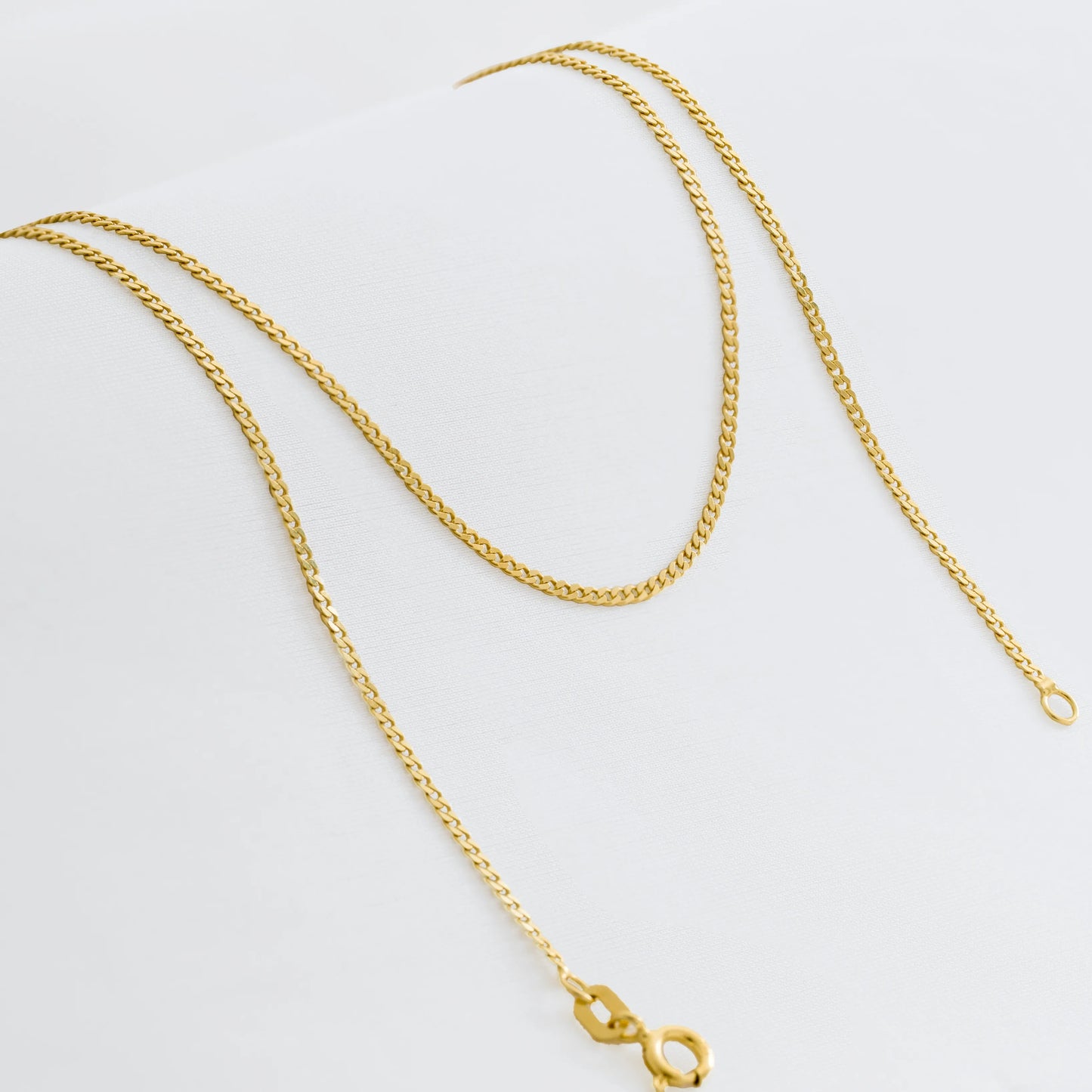Cadena Cubanita 1.5mm 65cms Oro laminado