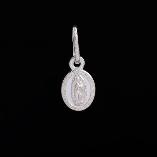 Dije Mini Virgen de Guadalupe XS 0.7cms Plata ley 925