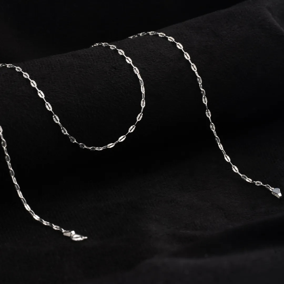 Cadena Destello 45cms Plata ley 925
