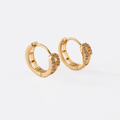 Arete Candonga Clip Oro laminado