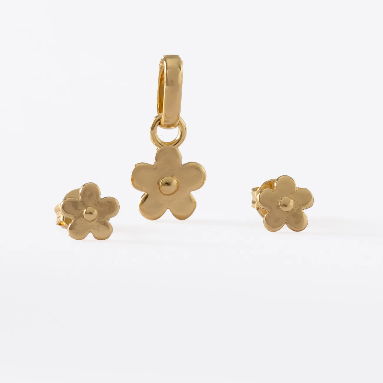 Conjunto Golden Flower Oro laminado