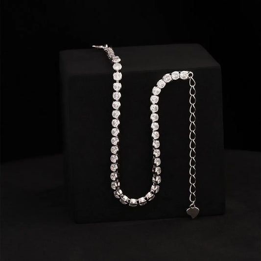Pulsera Tennis Crystal Plata ley 925